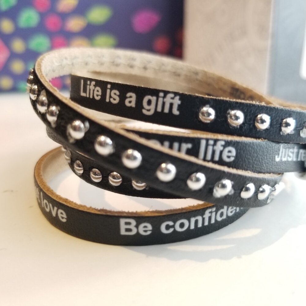 Vintage Original Italian We Positive Bracelet - NEVER USED